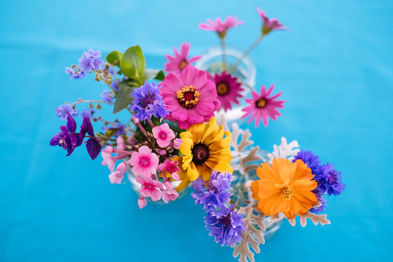 colourful wedding details