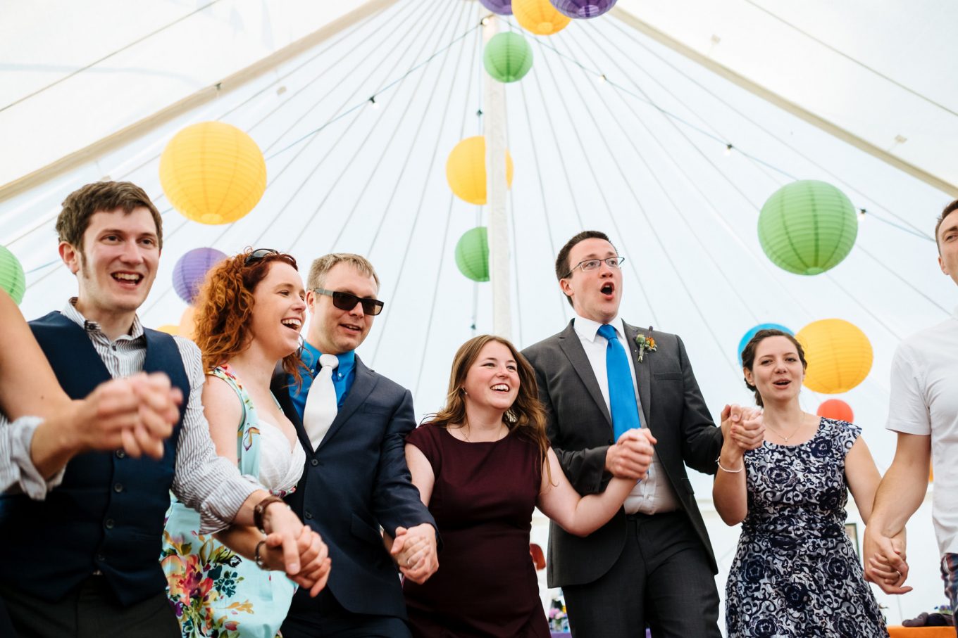 ceilidh at a wedding