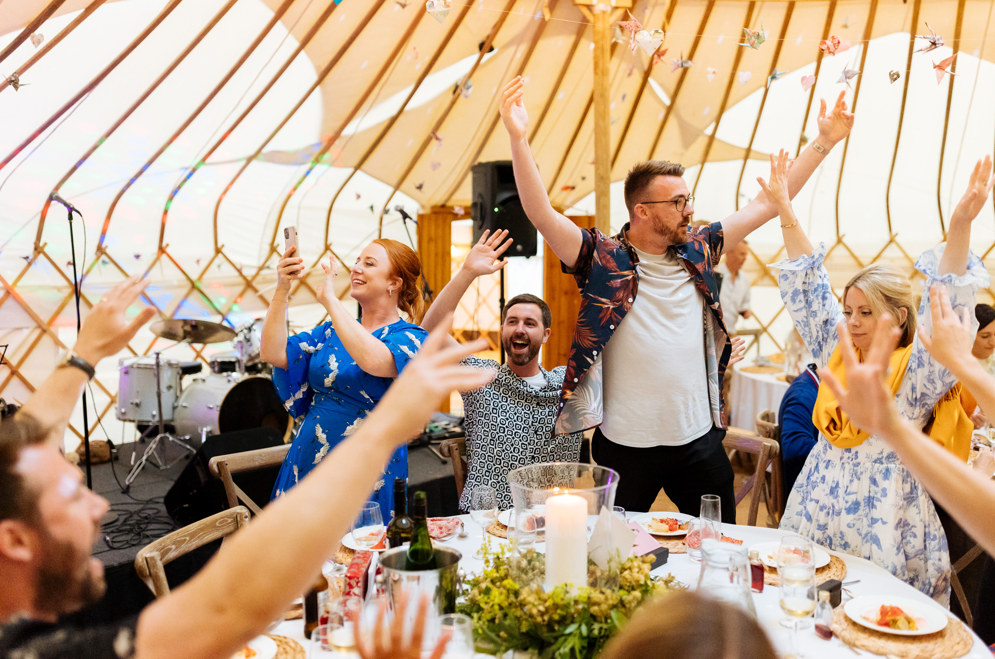 An epic intimate wedding party 