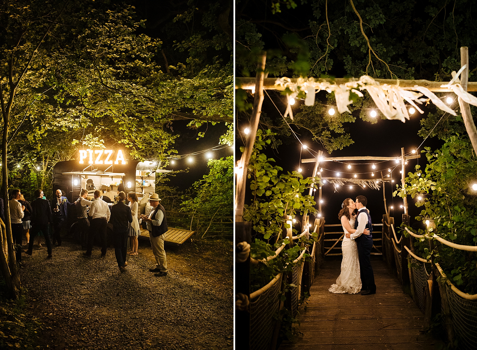 Woodland wedding venue in the wilderness 