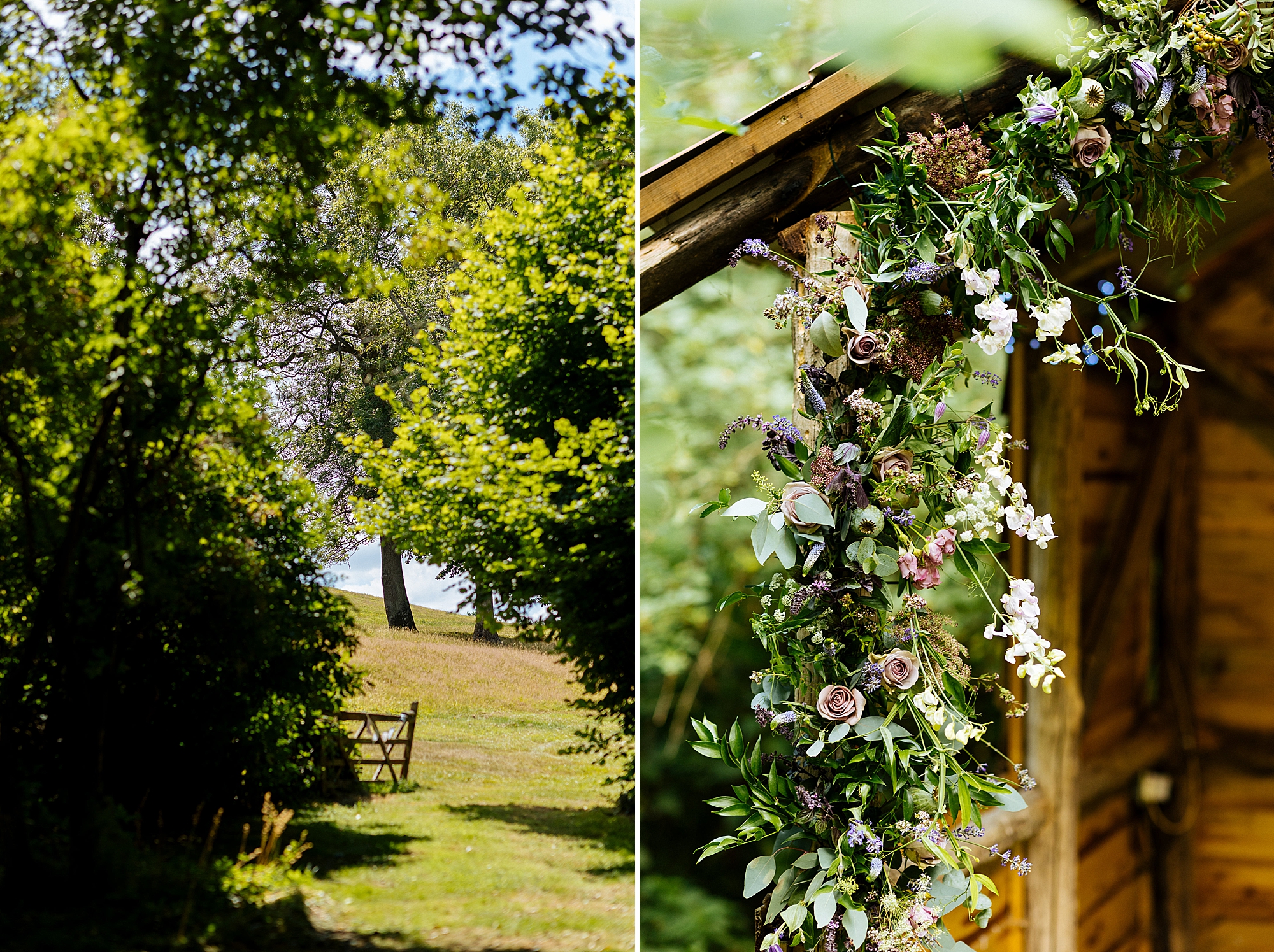 Beautiful and relaxed woodland wedding at Greenhill Farm