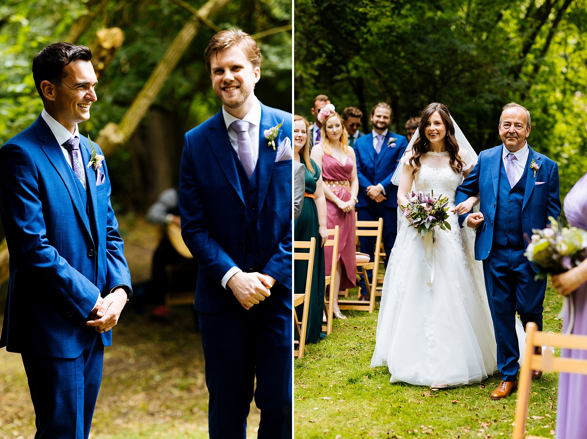 Beautiful and relaxed woodland wedding at Greenhill Farm