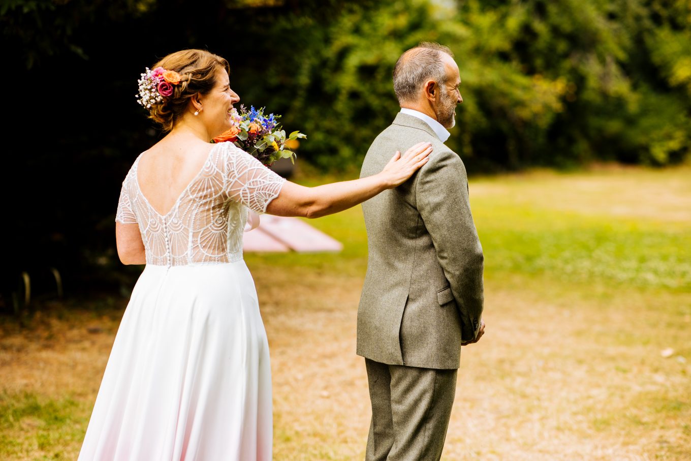 Colourful wedding in Kent