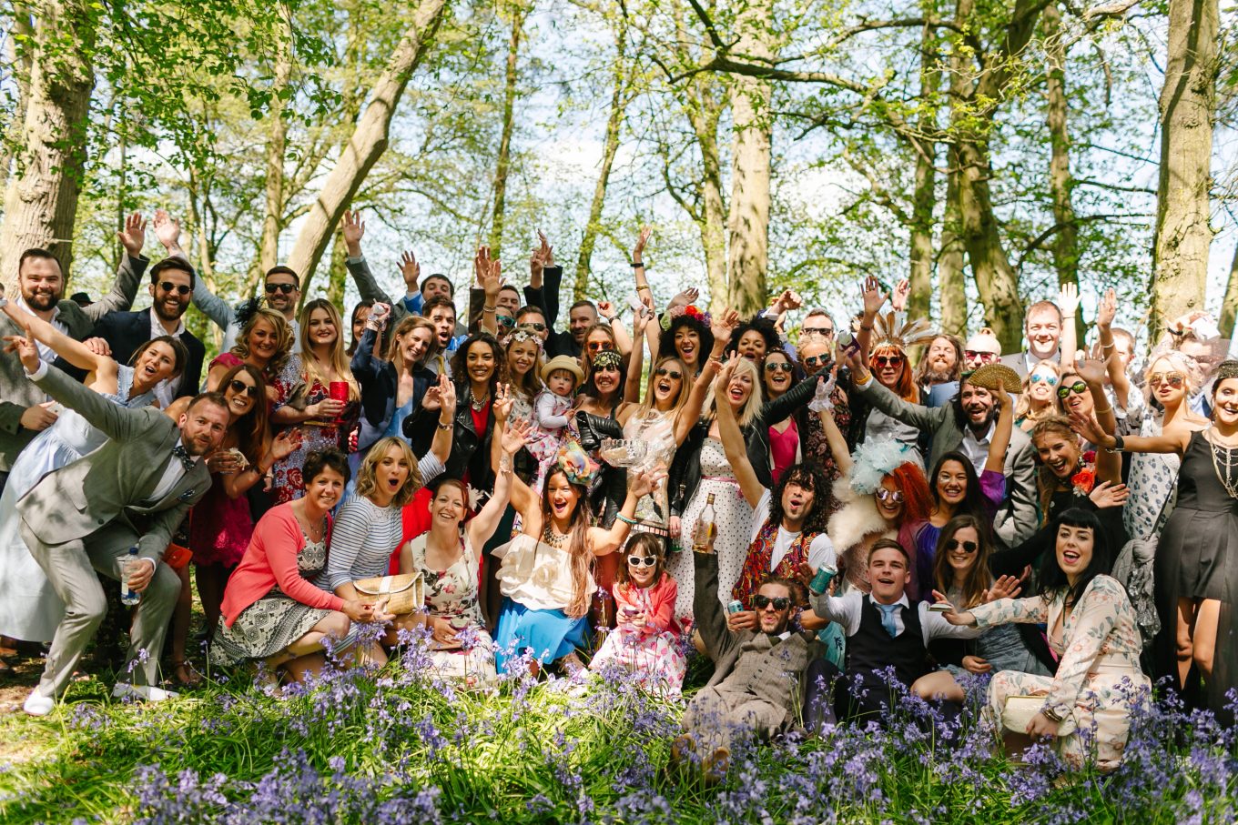 wedding in the woods
