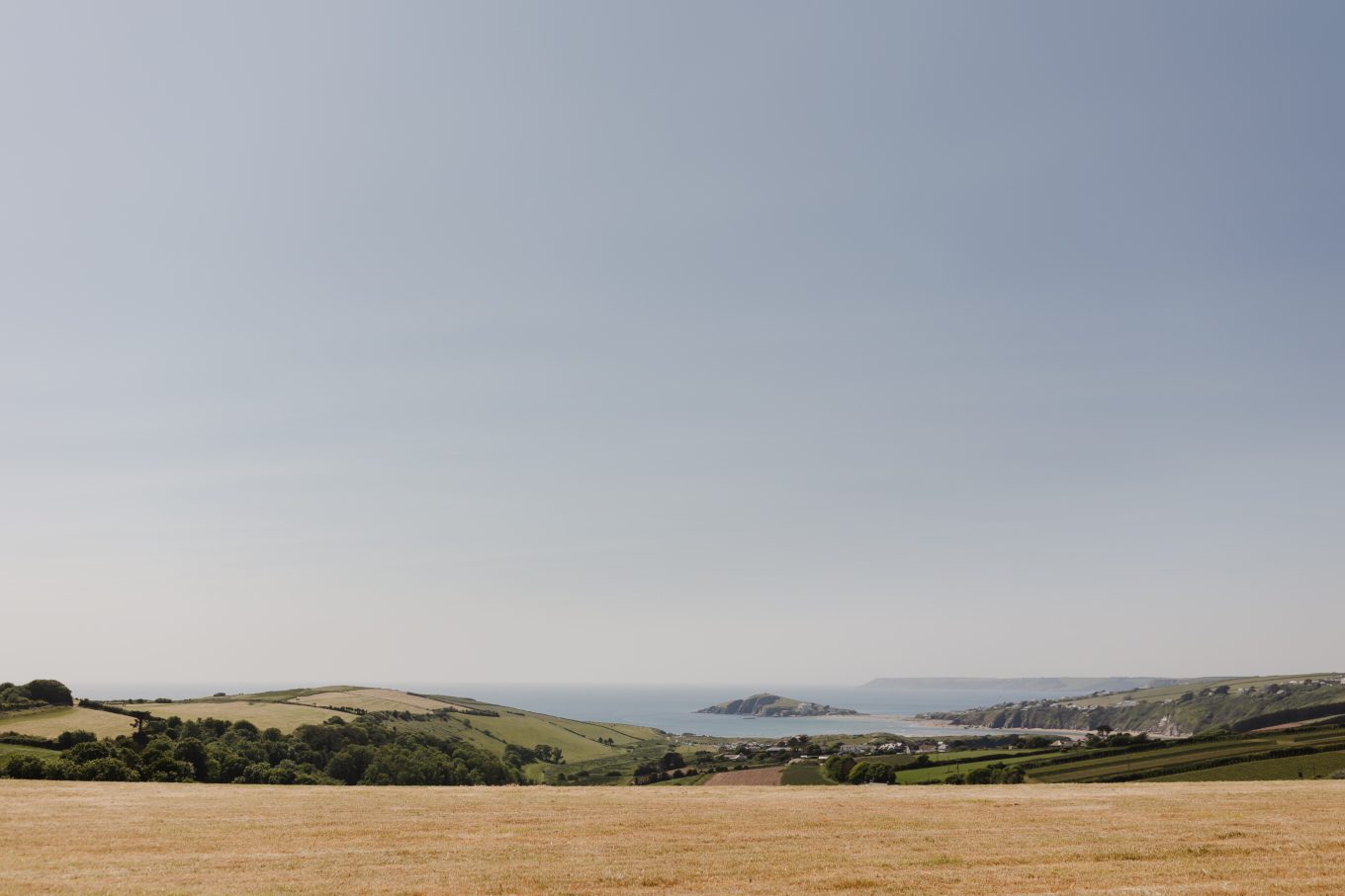 bantham bash field wedding