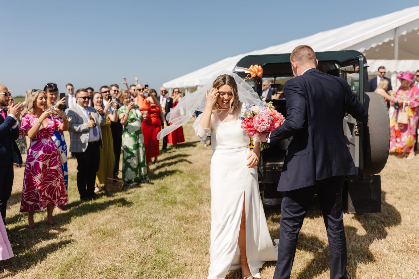 bantham bash field wedding