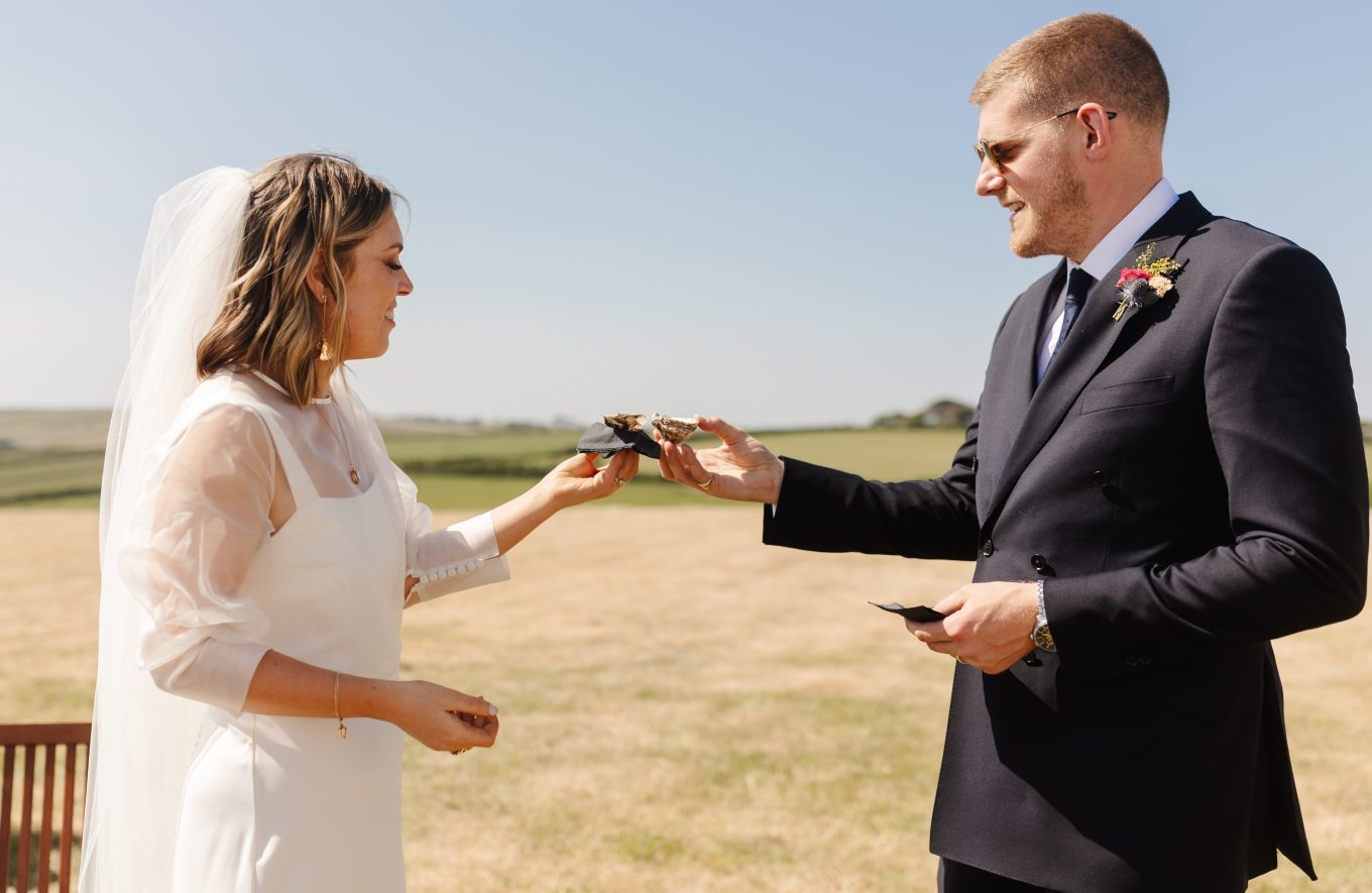 bantham bash field wedding