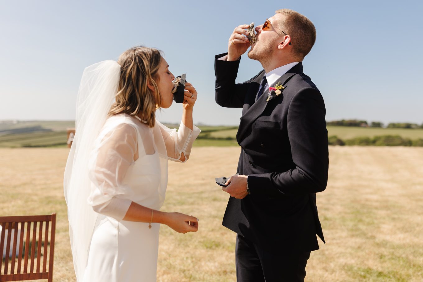 bantham bash field wedding